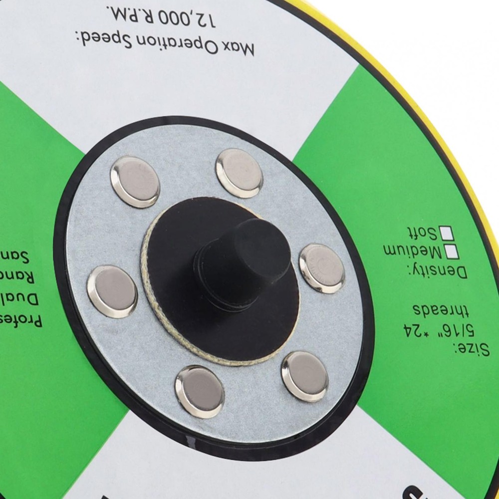 Professional 5 Inch Hook Loop Backing Pad For Sanding Sander Disc Angle Grinder