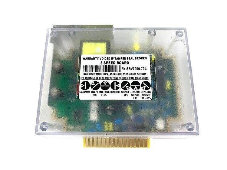 Quadrafire Control Board Circuit Box, 3 Speed, SRV7000-205, SRV7000-704