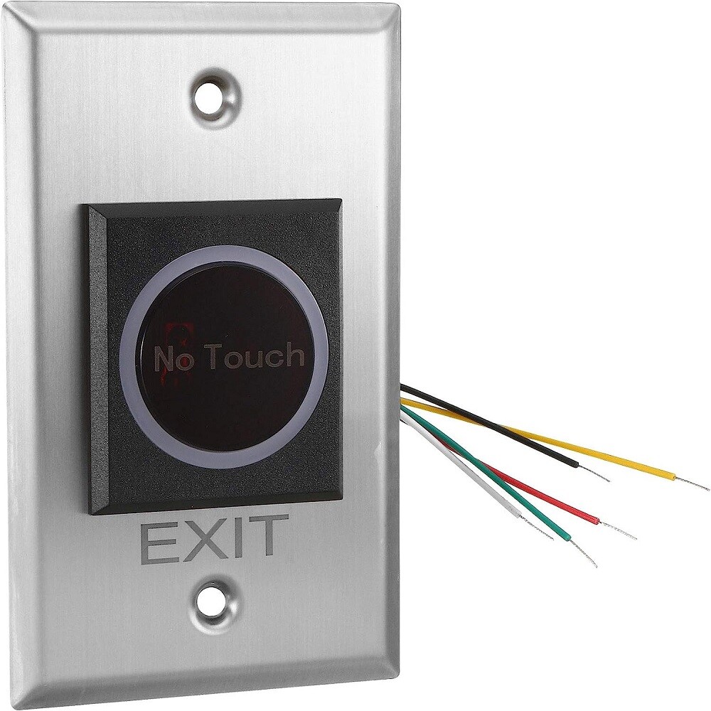 IR No Touch Exit Button NO NC LED Touchless Switch For Door Access Control Lock