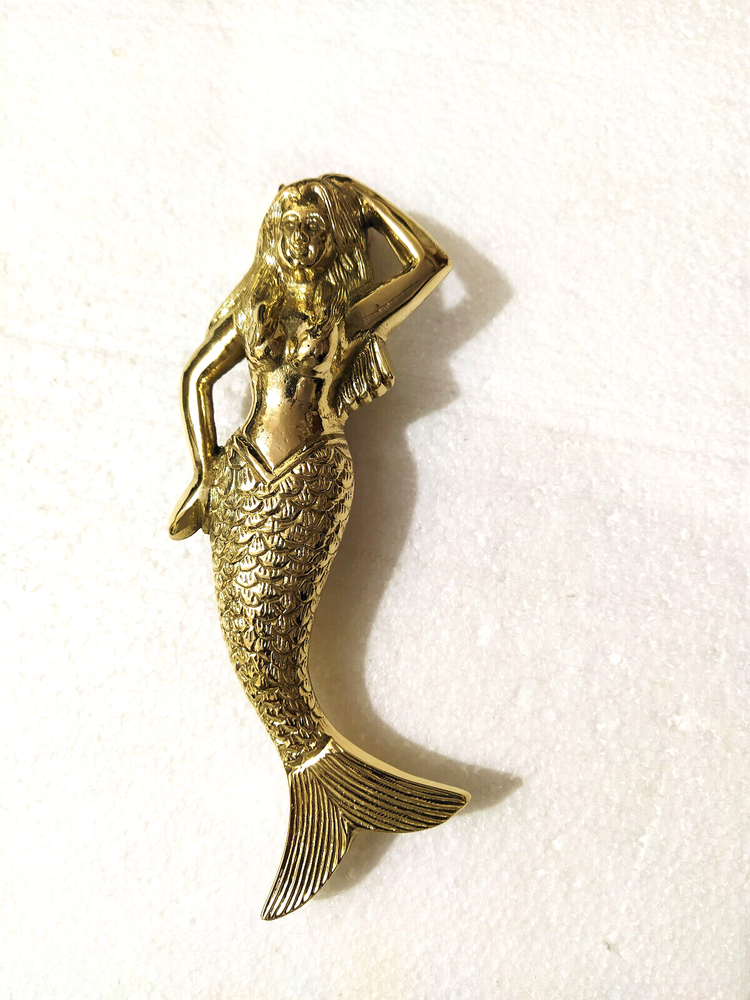 Brass Mermaid Door Knocker Solid Brass