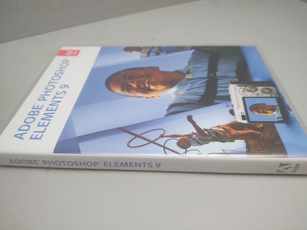 Adobe Photoshop Elements 9 (Win/Mac) 2-Discs, w/Serial Number