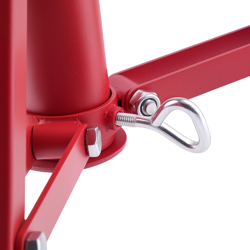 Foldable Roller Support Stand 2500lbs Adjustable 27.6-52in Steel Workshop