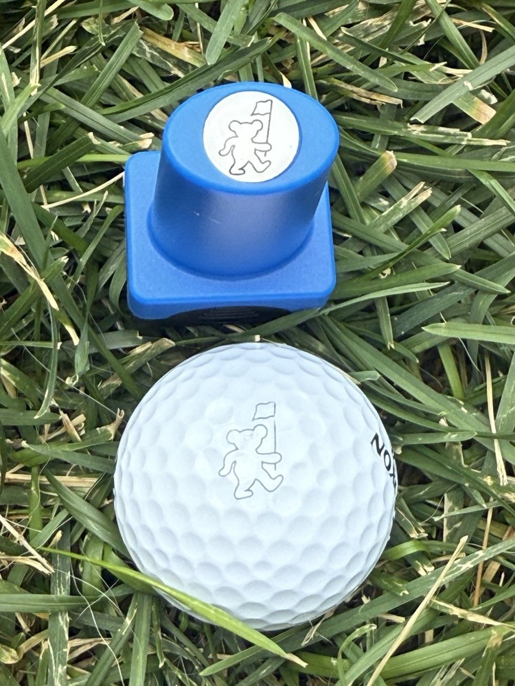 Grateful Golf Ball Stamp - Custom Masters Bear Hat - Dead Golf