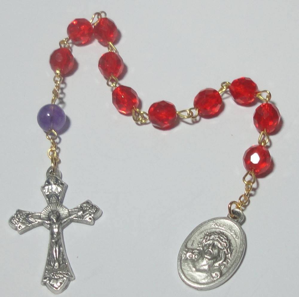 Handmade in the USA Ecce Homo Single Decade Rosary