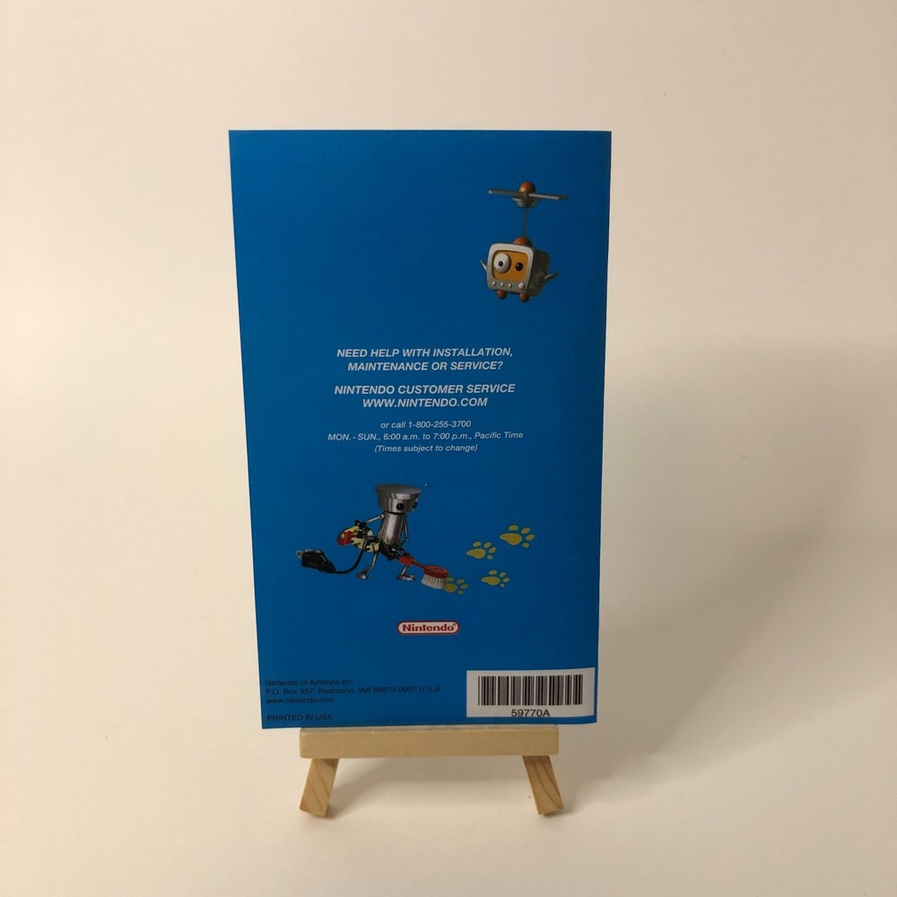 Replacement Manual for Chibi Robo Nintendo GameCube