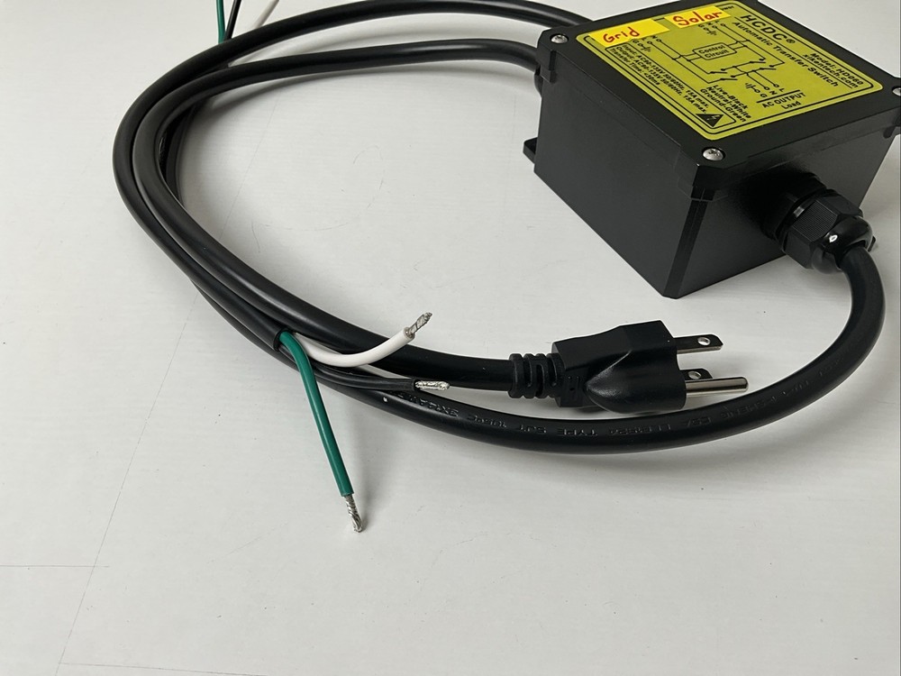 AC120V 15Amp Automatic Transfer Switch, ATS Auto Transfer Switch, HD060 - Used