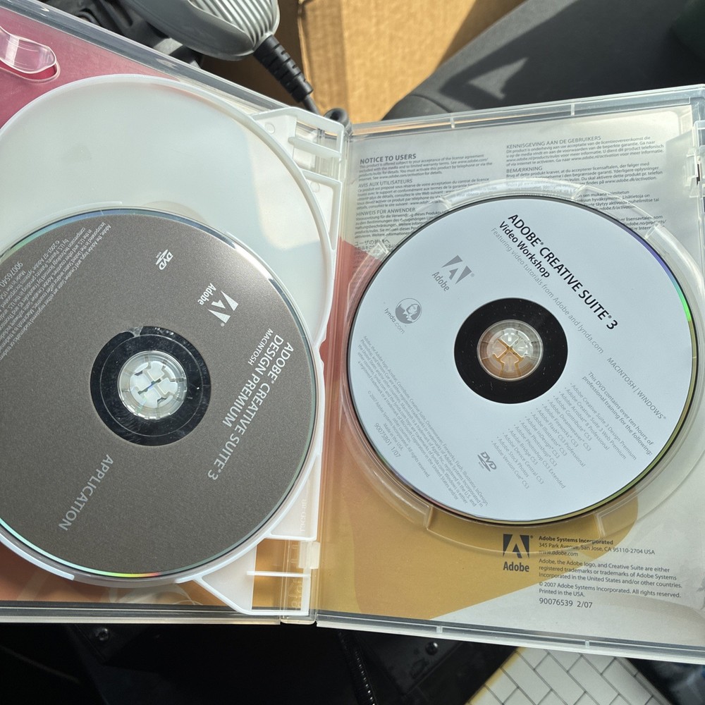 Adobe Creative Suite 3 Design Premium Macintosh OS w/ Serial Key