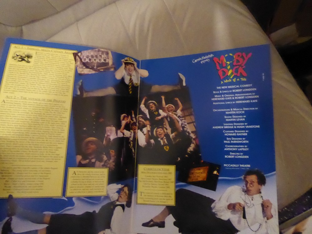 Moby Dick Theatre colour programme