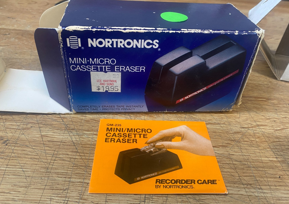 Nortronics Mini-Micro Tape Cassette Eraser
