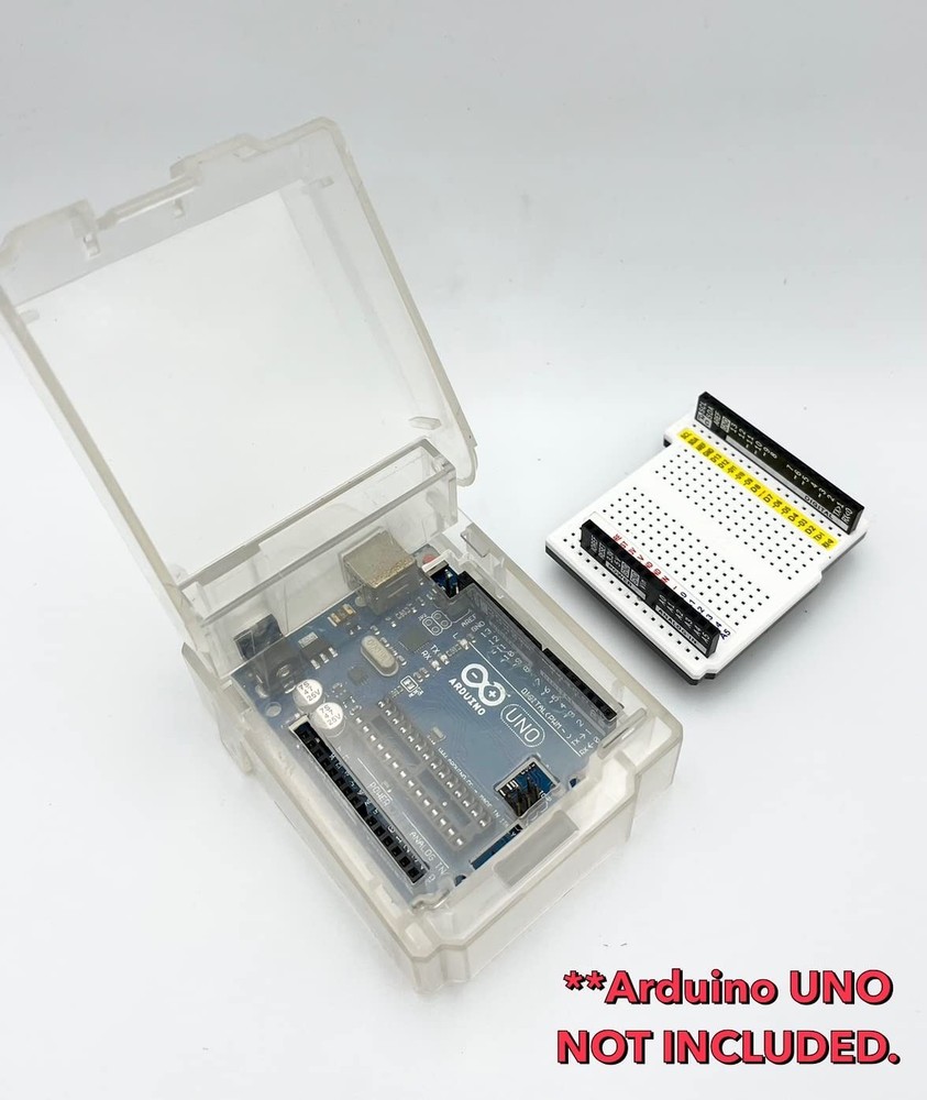 ONE Stackable Mini Breadboard Kit 275 Holes ABS Casing For Arduino Uno DIY