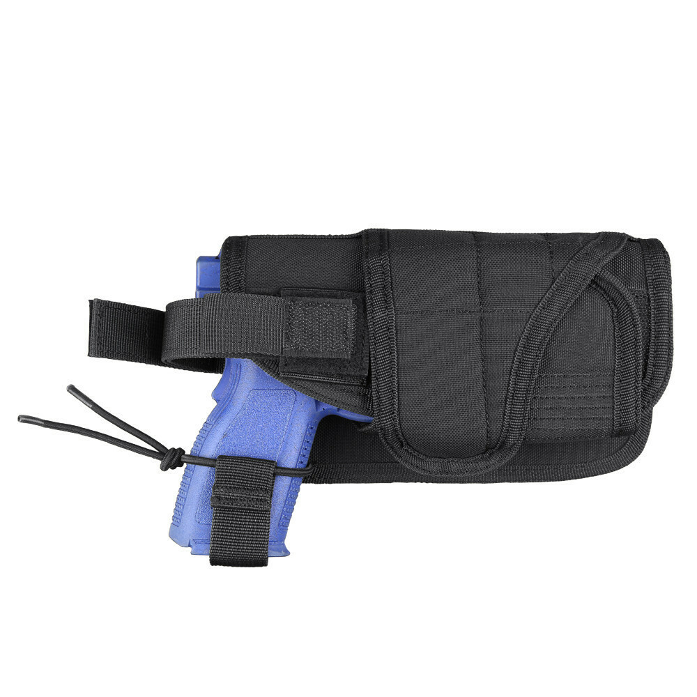 Black Tactical Modular Horizontal Universal MOLLE Holster