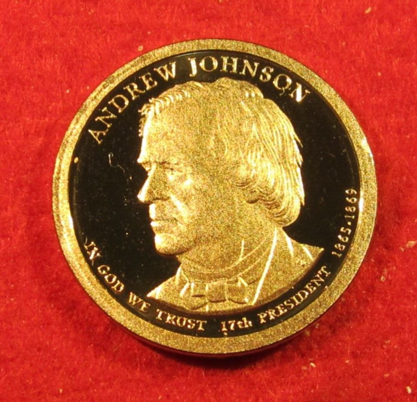 2011 S Proof Andrew Johnson Presidential Dollar - Uncirculated