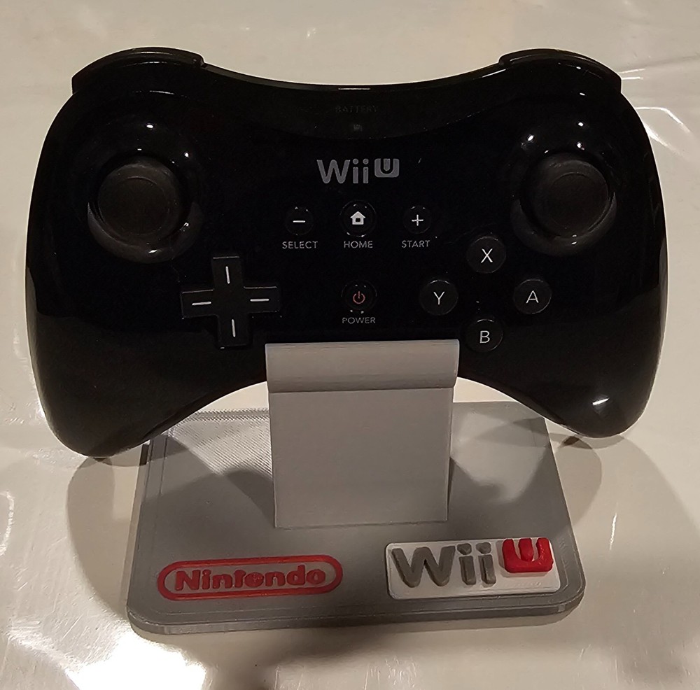 3D Printed Nintendo Wii U Pro Controller Display Stand