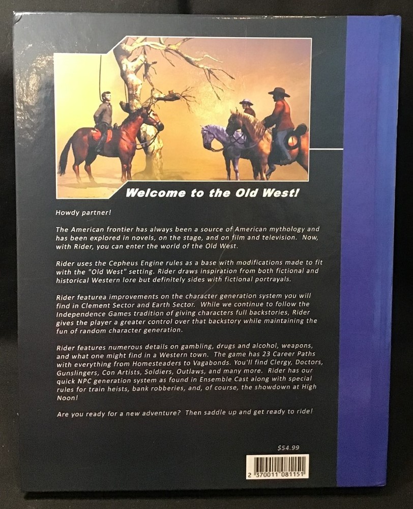 Independence Games ~ Rider ~ Core Rulebook ~ OEJ