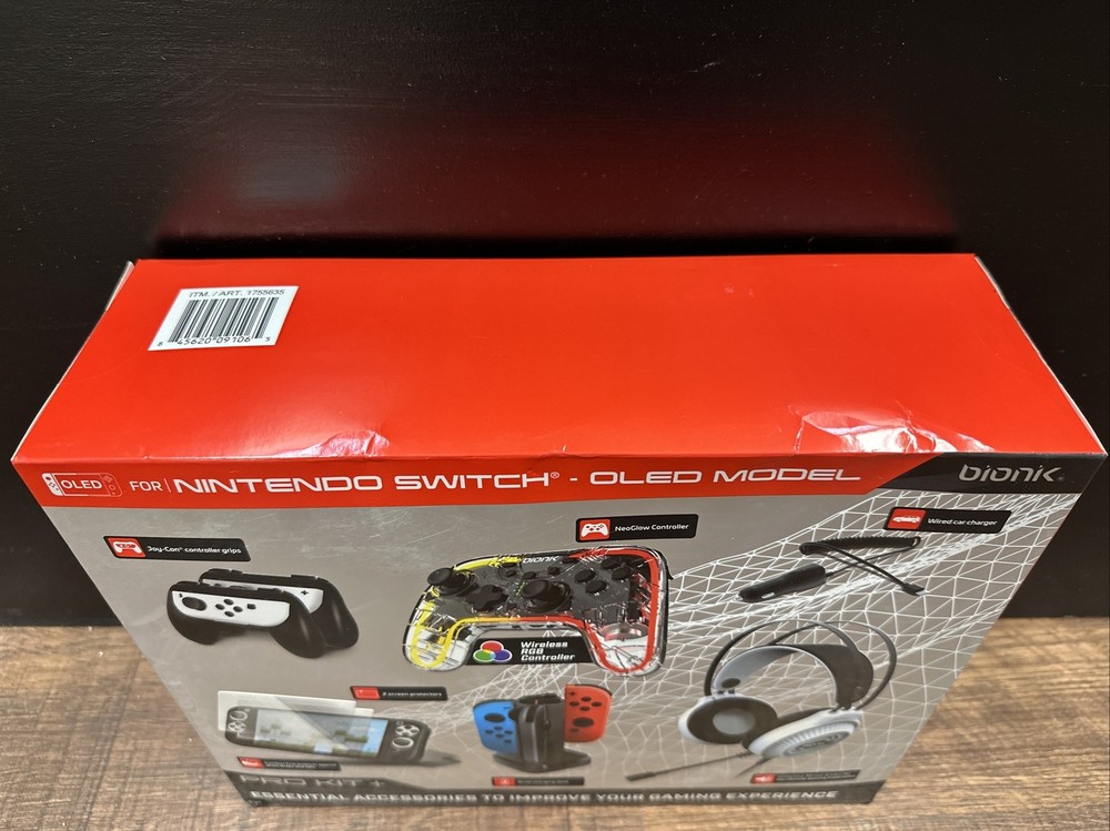 Bionik Pro Kit Plus Essential Accessories For Nintendo Switch OLED (NEW)