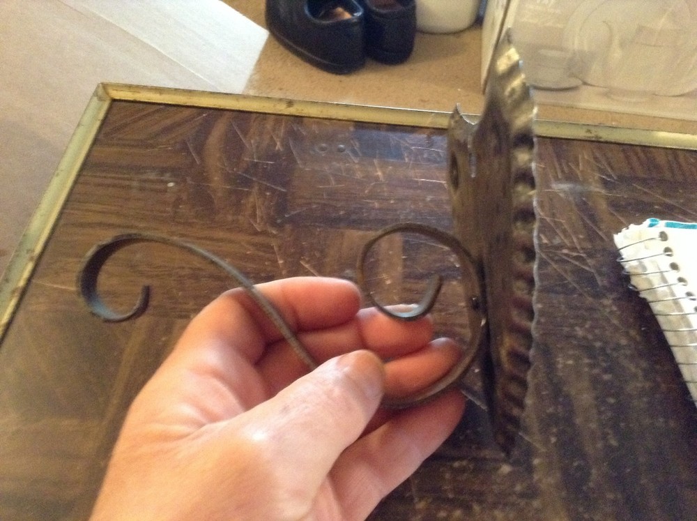 Wall hanging flower pot hook