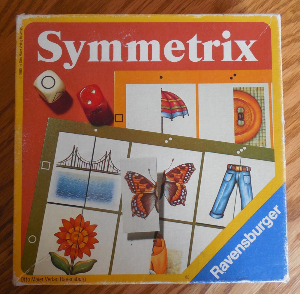 EUC  Vintage 1980 Ravensburger "Symmetrix" Game  Ages 4+ (missing instructions)