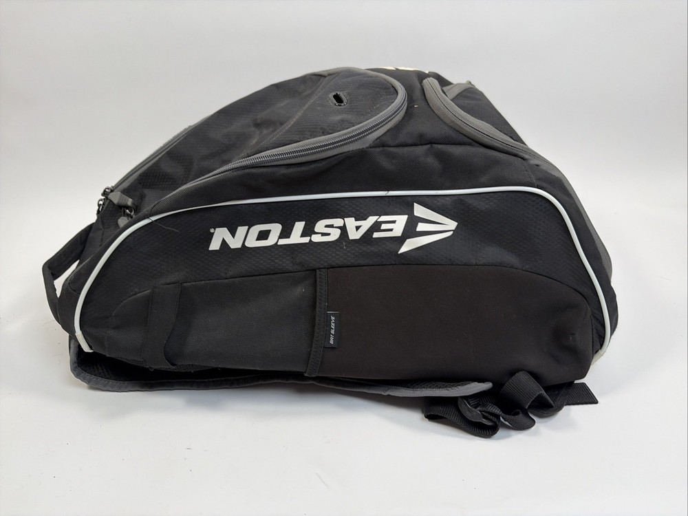 Easton Baseball Backpack w/ Bat Sleeves, Black