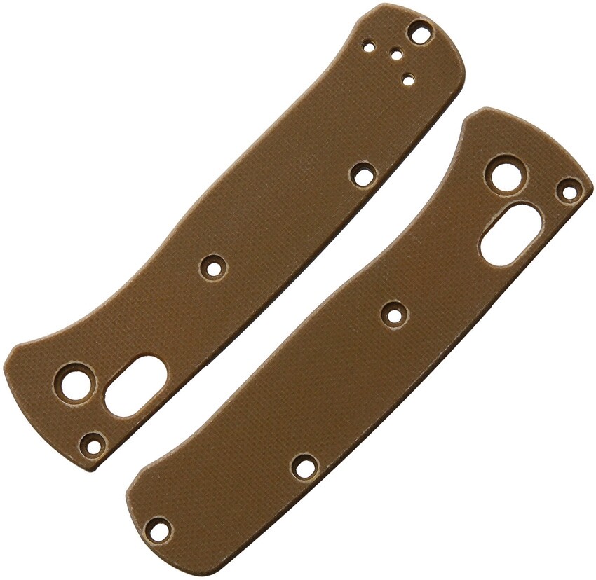 Flytanium Handles For Fits Benchmade Mini Bugout Tan Medium G10 Construction