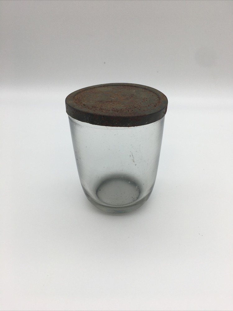 Vintage Snuff Jar With Lid, Unmarked