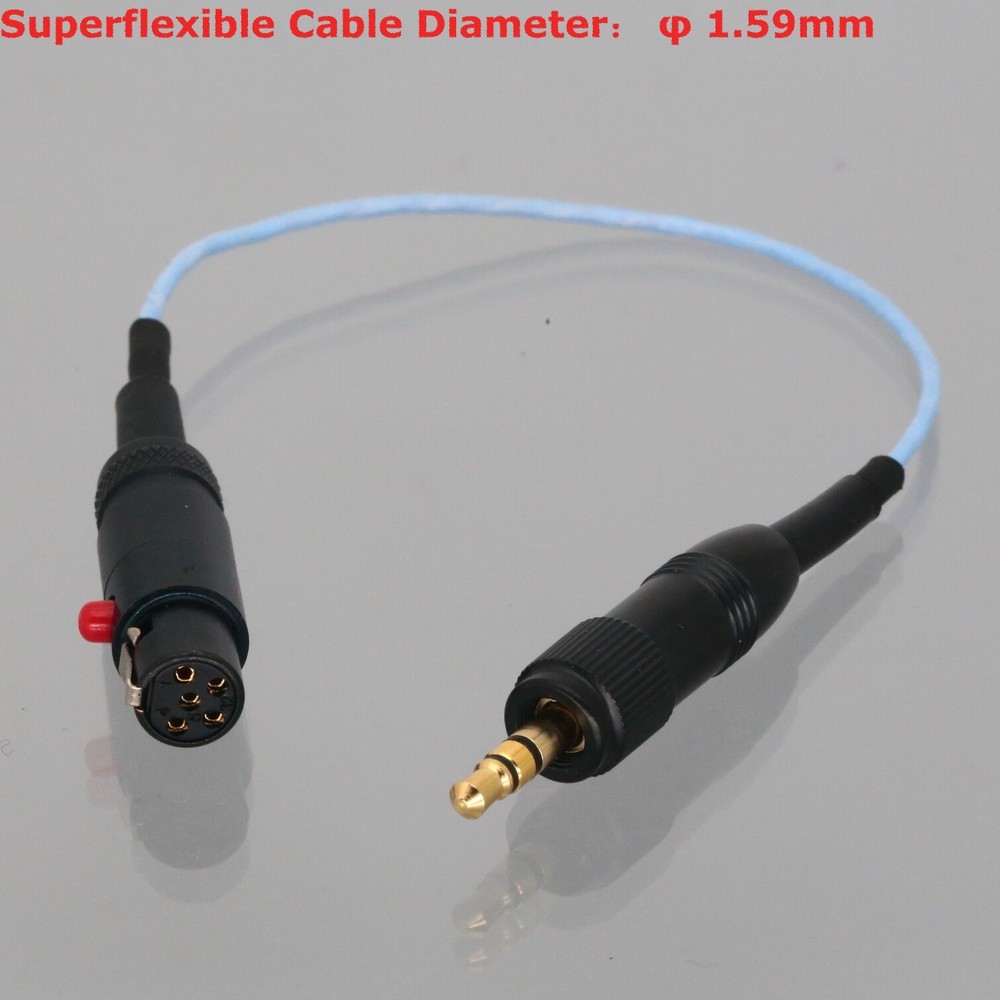 Body-Pack Microphone Mini XLR TA5F 5Pin Female to Push-Pull 3.5mm TRS Plug Cable