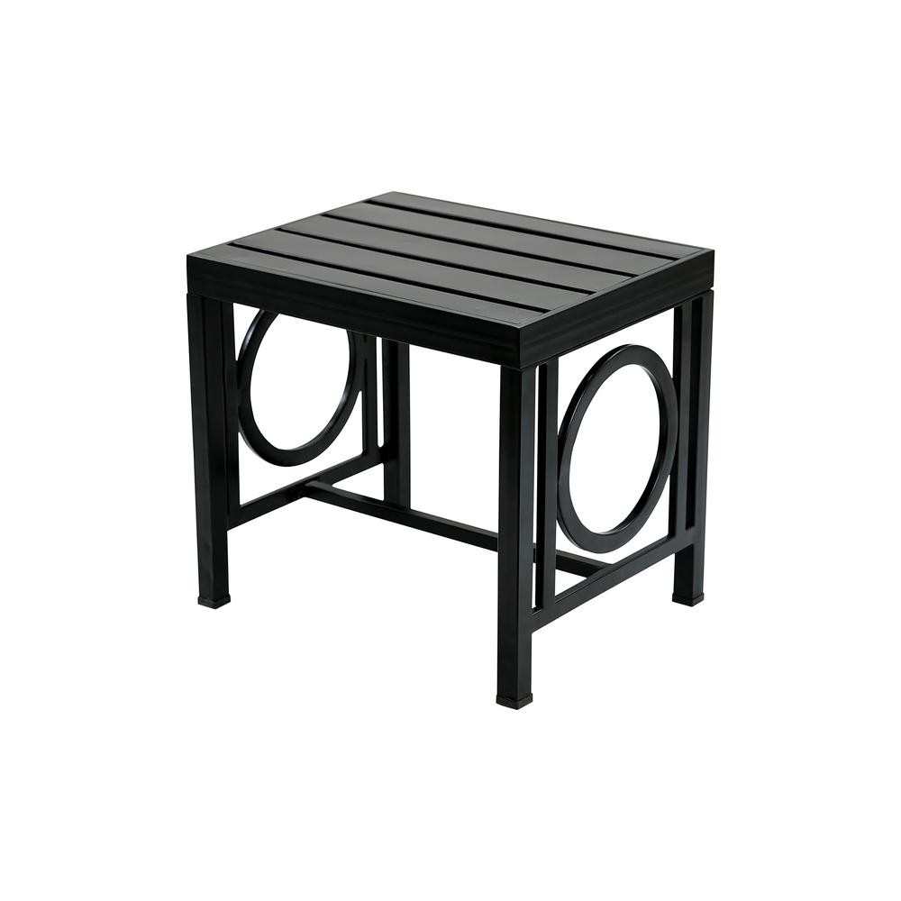 Grammercy Outdoor Side Table - Black