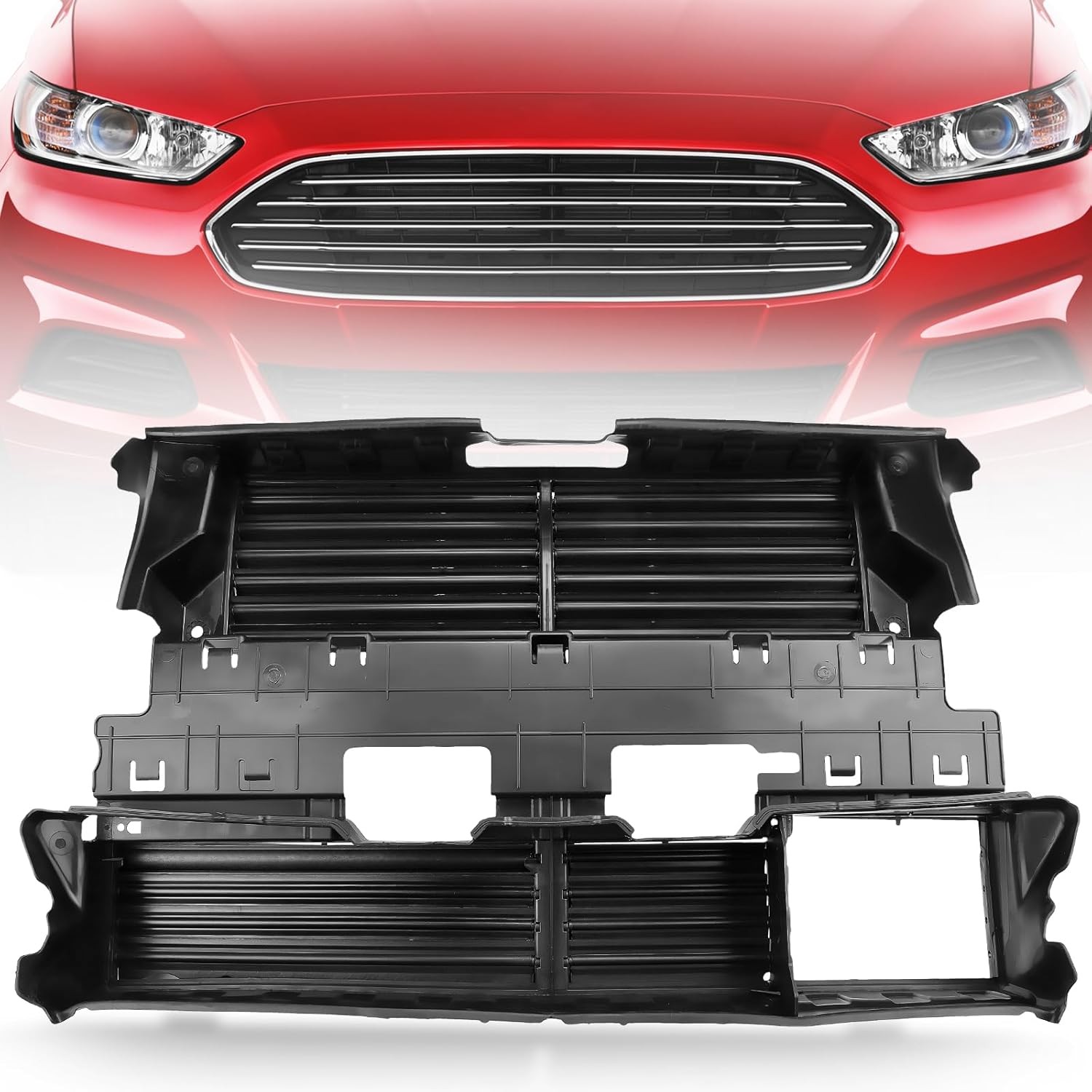 Active Grille Shutter Radiator w/Motor For 2013-2016 Ford Fusion Assy DS7Z8475B