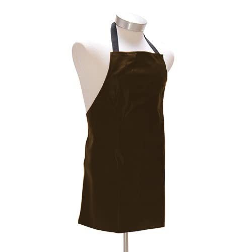 Heavy Duty Vinyl Bib Apron, Brown