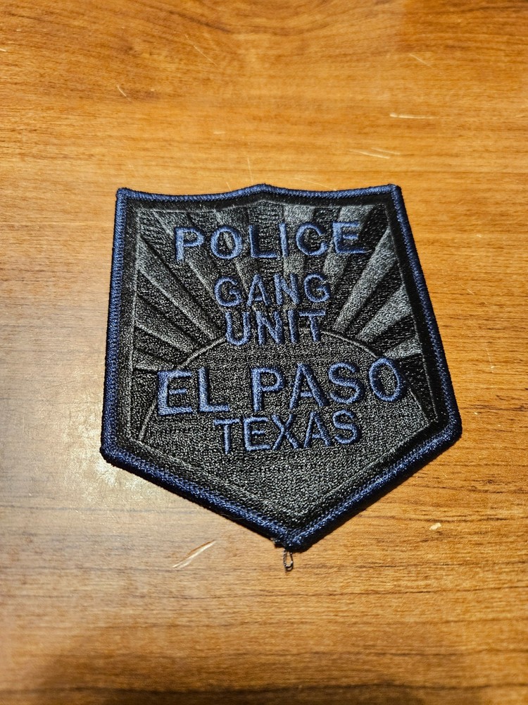 El Paso Texas  EPPD Police Gang Unit Patch