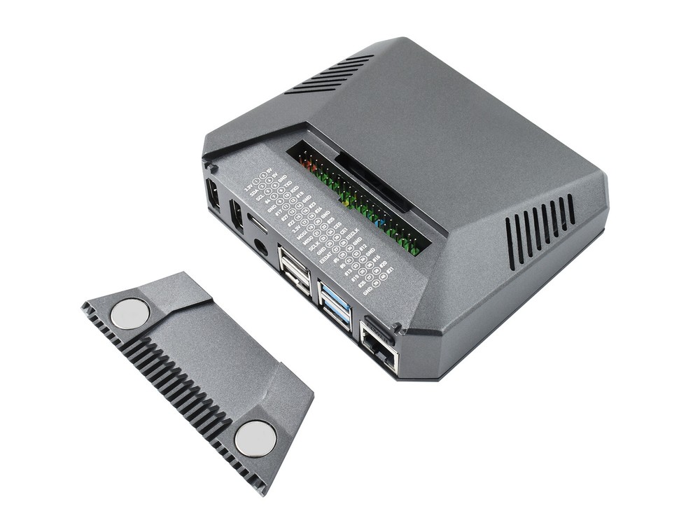 Argon One Aluminum Case for Raspberry Pi 4 Power Button Cooling Fan