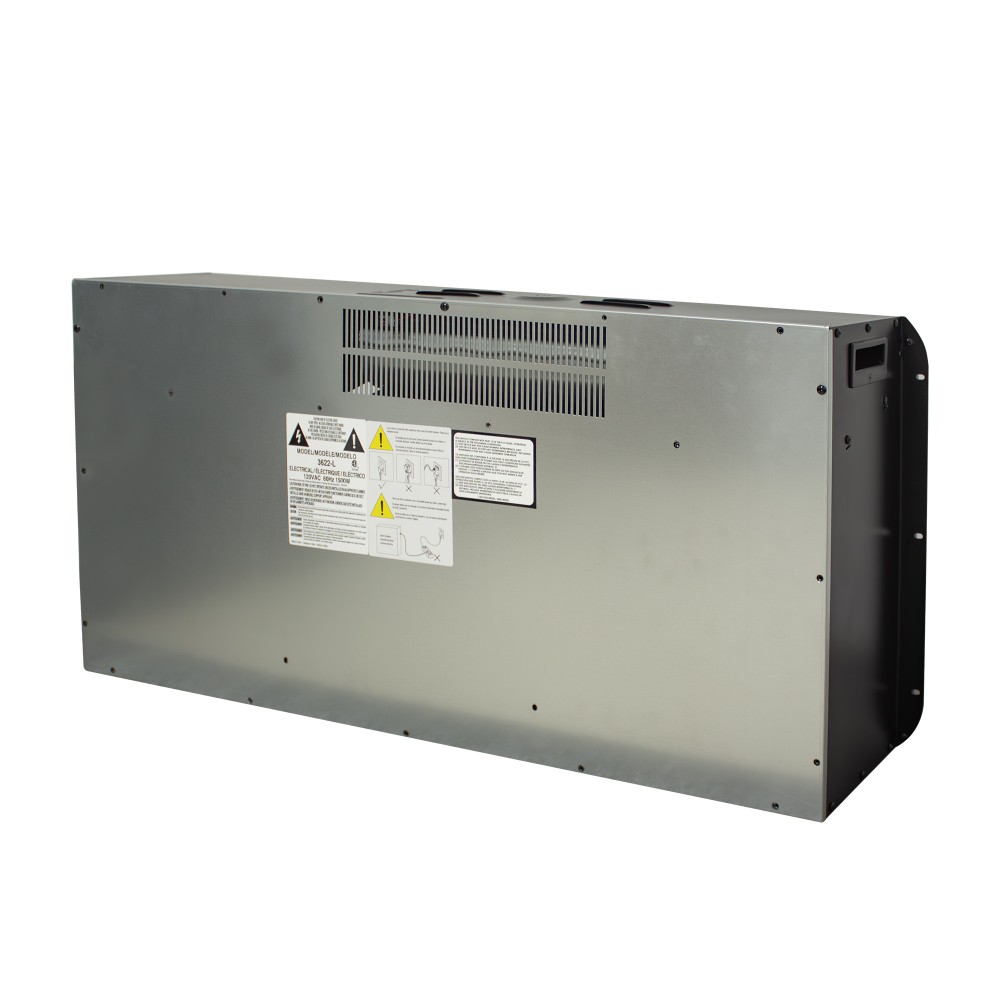 36" Infrared Electric Fireplace Insert w/ Touch Panel & Remote