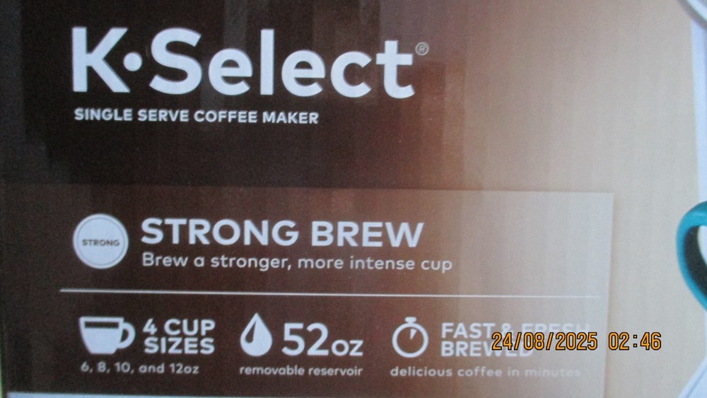 New Keurig K Select Strong Brew Coffee Machine White