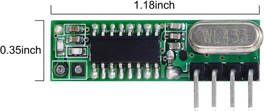 WL101 Superheterodyne Receiver and WL102 Transmitter kit 433Mhz RF Wireless M...