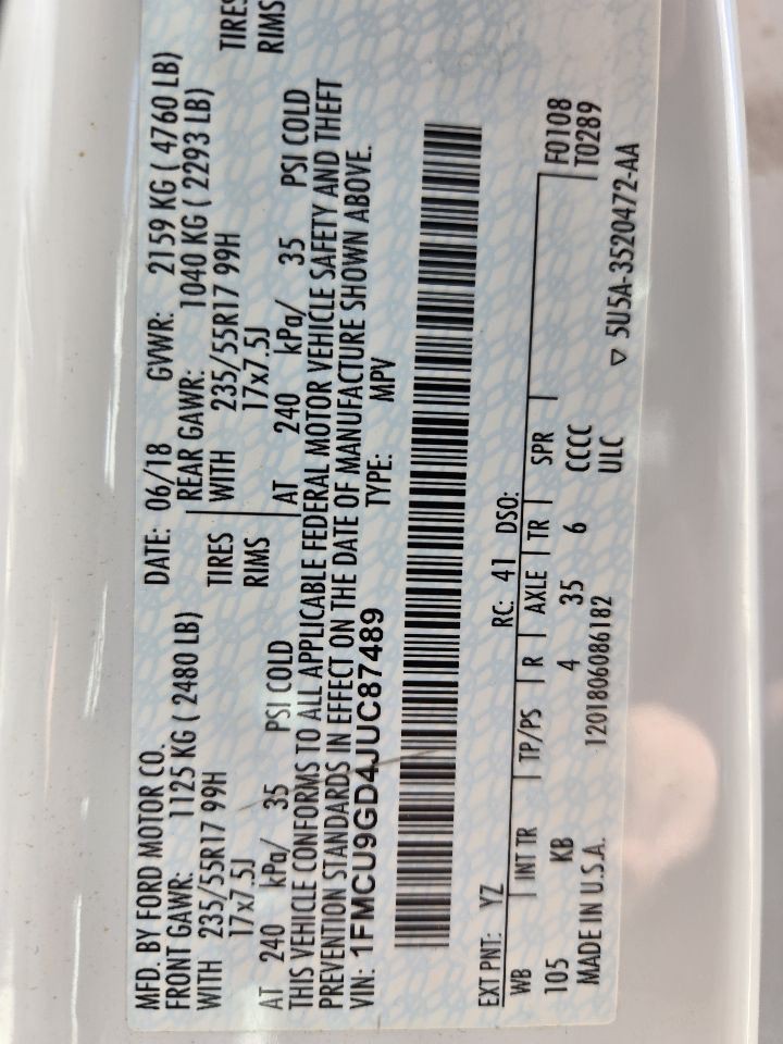 2015-2018 Ford Focus Front 4.2" Display Screen