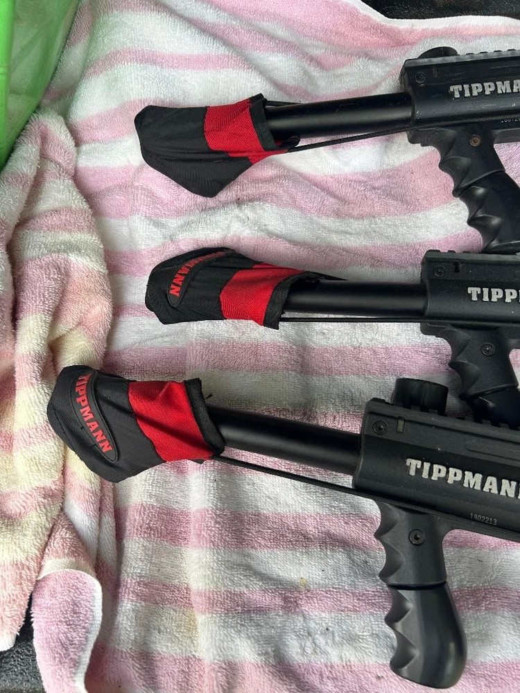 Three [3] Tippmann 98 Custom paintball guns