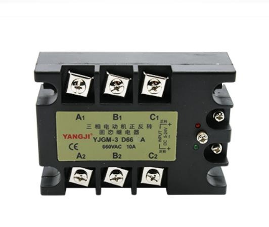 Threephase two-control motor forward and reverse solid state relay YJGM-3D66100A
