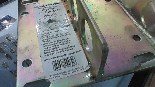 Engine Stand, Engine Lift Plate, Engine Lifting Plate Bracket Motor (FVS032581)