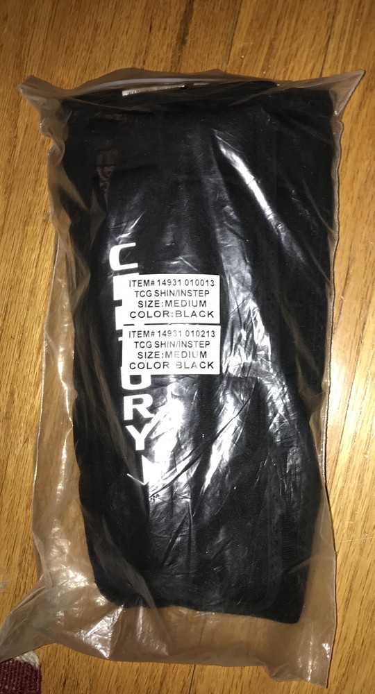 Century Shin/Instep New Medium Black