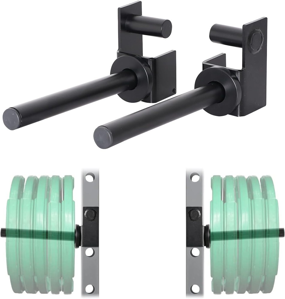 Olympic Weight Plates Holder Power Rack Attachment Weights Storage Rack