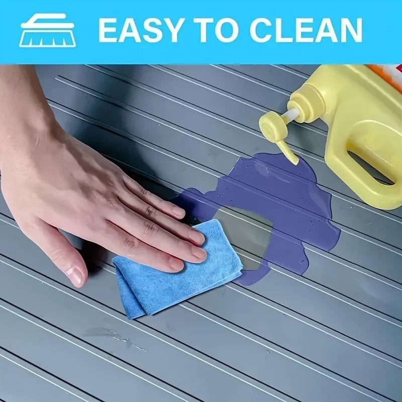 Under Sink Mat - Waterproof Kitchen Bathroom Silicone Cabinet Tray Storage Mat