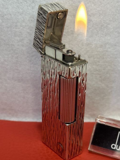 Overhauled Dunhill Rollagas lighter Silver d mark without box