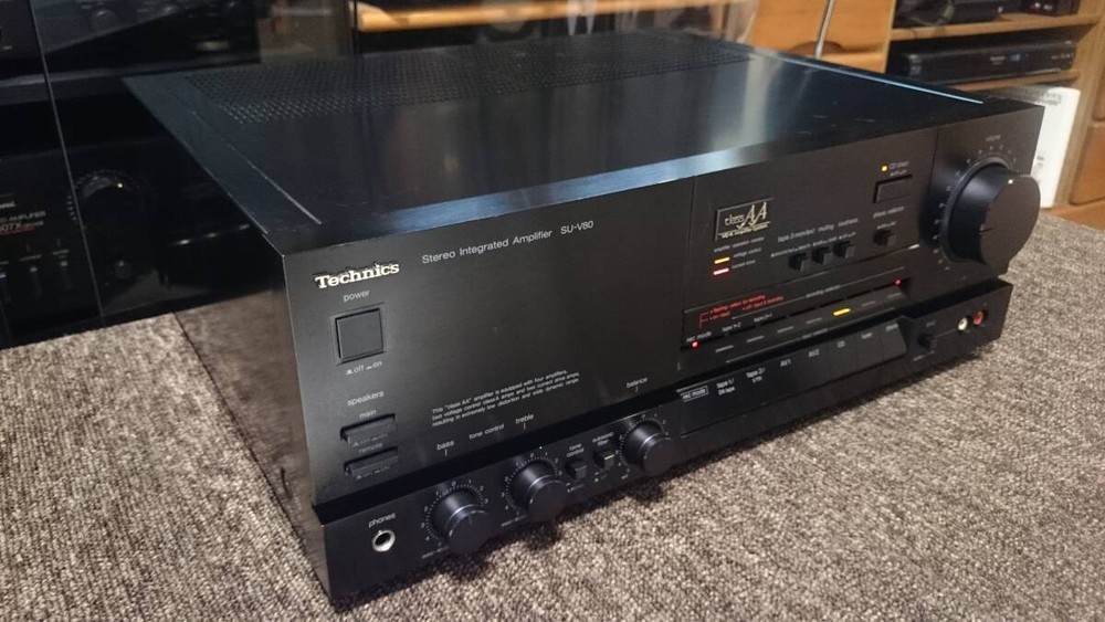 Technics SU-V80 Stereo Integrated Amplifier Class AA Transformer Tested JP JN02