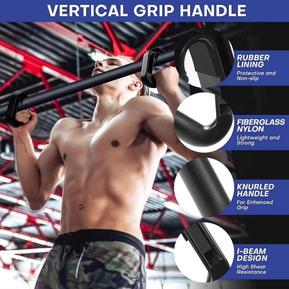 Neutral Grip Pull Up Handles Heavy Duty for Pull Up Workout Handles & Exercise