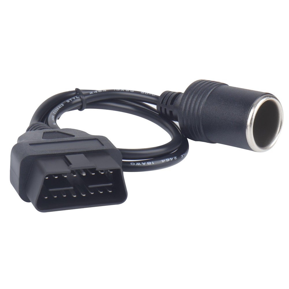 1Pc Lightweight 1 Way OBD2 Car Cigarette Wire Lighter Socket Power Adapter