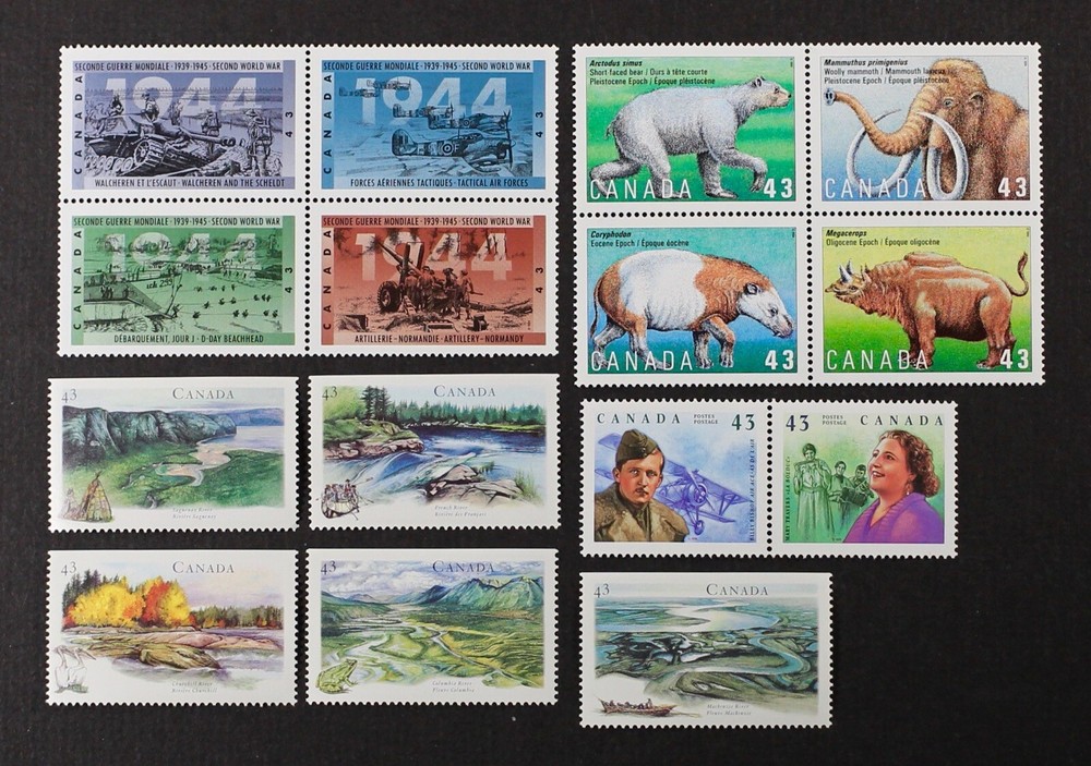 CANADA 1994 collection of 4 different complete sets Mint NH