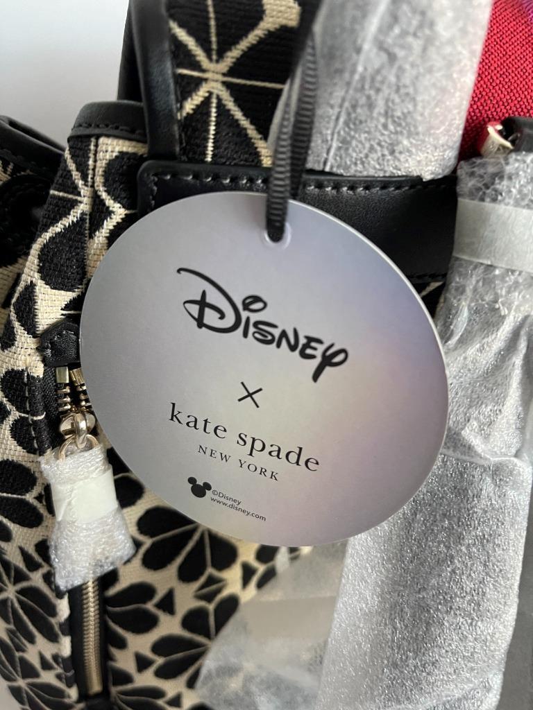 Kate Spade Disney 100 Years Mickey & Minnie Jacquard Backpack NWT