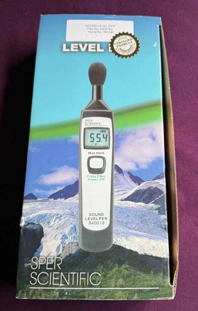 Sper Scientific sound level pen 840018c