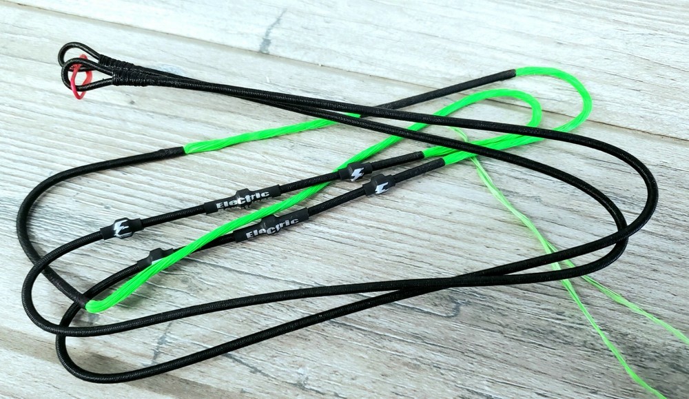 Electric Bowstrings: High Voltage custom compound bow string/cable sets
