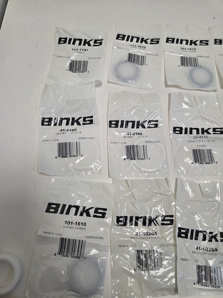Binks 41-11450 D Sec Low Pump Soft Seal Kit