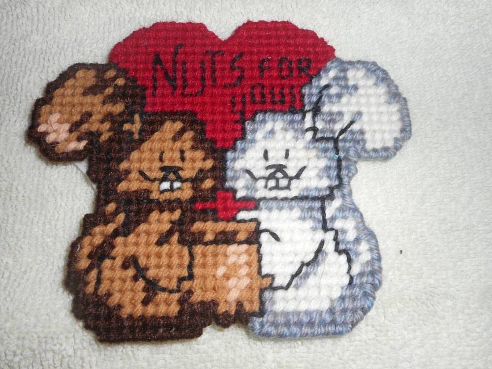 NUTS FOR YOU COASTERS WITH FELT BACKING (NEW)